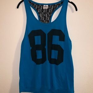 PINK Victoria Secret Tank with Lace back